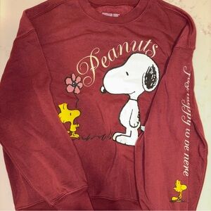 Peanuts snoopy Woodstock crewneck sweatshirt